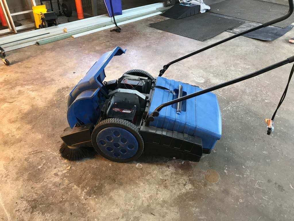 Industrial; Sweeper Battery Replacement