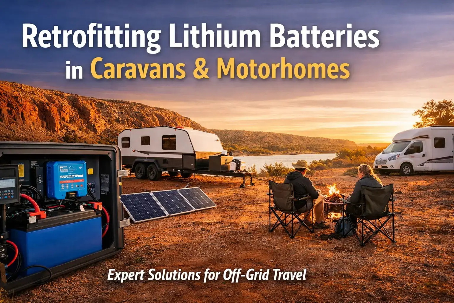 Retrofitting Lithium Batteries in Caravans & Motorhomes