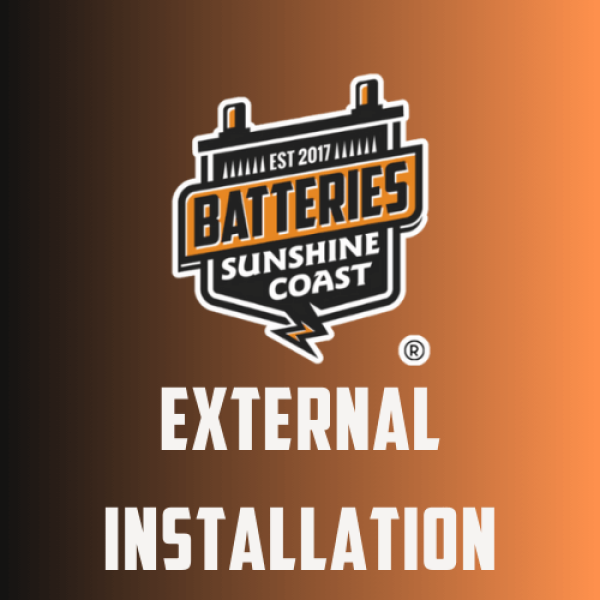 external lithium battery installation